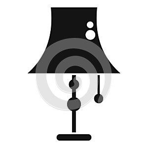 Chandelier torcher icon simple vector. Light lamp