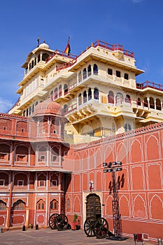 Chandra Mahal in Jaipur City Palace, Rajasthan, India