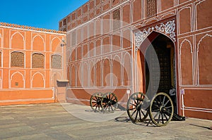 Chandra Mahal Palace, City Palace in Jaipur, Rajasthan in India
