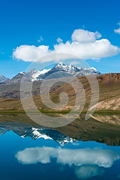 Chandra Taal Moon Lake in Lahaul and Spiti, Himachal Pradesh, India.