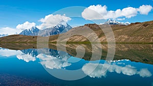 Chandra Taal Moon Lake in Lahaul and Spiti, Himachal Pradesh, India.