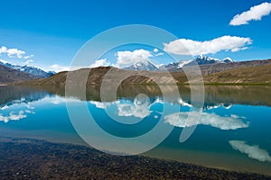 Chandra Taal Moon Lake in Lahaul and Spiti, Himachal Pradesh, India.