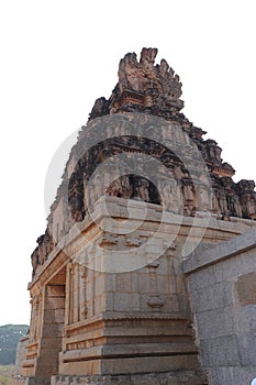 Chandrashekara temple at Hampi, Karnataka - archaeological site in India