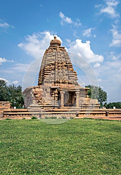 Chandrashekhara,Galagnatha stone temple monument, Pattadakal , Karnataka, India