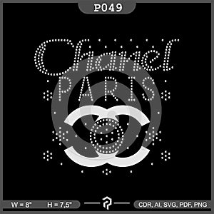 CHANEL rhinestones Pattern. RHINESTONES DESIGN