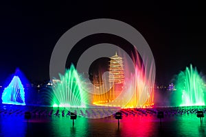 changan tower. This is xi `an international horticultural expo site, changan tower. Tourist resort