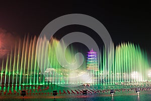 changan tower. This is xi `an international horticultural expo site, changan tower. Tourist resort