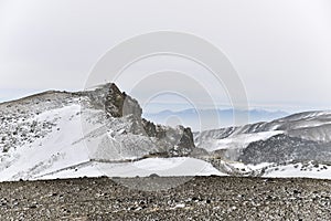 Changbai mountain scenery at Jilin, China