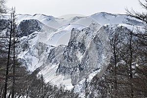 Changbai mountain scenery at Jilin, China