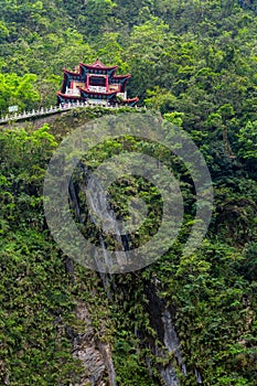 Changchun temple and waterfall at Taroko National Park