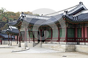 Changdeokgung palace buildings Korea