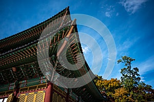 Changdeokgung palace of the Joseon dynasty in Seoul, South Korea