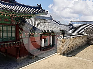 Changdeokgung palace Prospering Virtue Palace one of the Five Grand Palaces of the Joseon Dynasty. Seoul, photo