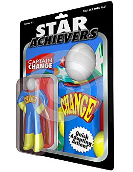 Change Action Figure - Adjust and Adapt with Successful Leader