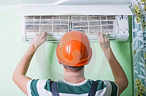 Change air conditioner filter