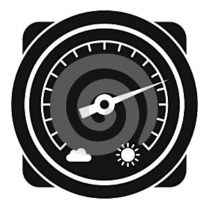 Change barometer icon, simple style