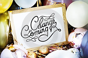 Change is coming new year resolution