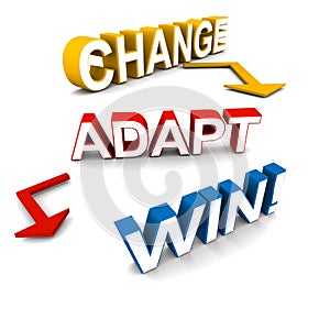 Change concept, Change adapt and win