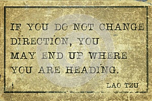 Change direction Tzu