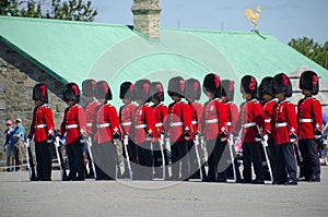 Change of Guards at Citadelle of Quebec