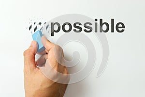 Change from impossible to the possible