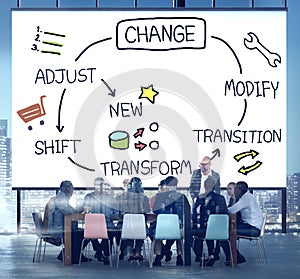 Change Improvement Development Adjust Transform Concept