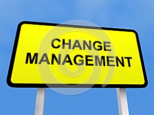 Change management sign