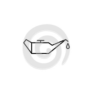 Change, oil, car outline icon. Can be used for web, logo, mobile app, UI, UX