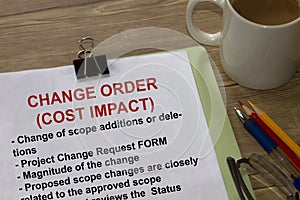 Change Order Cost Impact