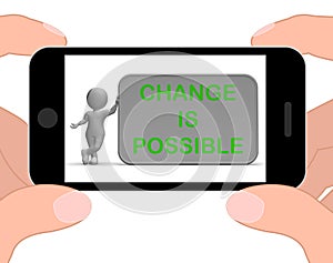 Change Is Possible Phone Means Rethink And Revise
