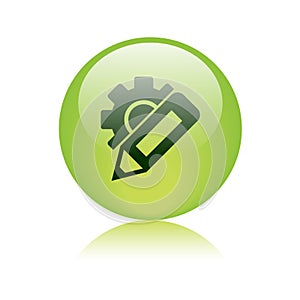 Change settings icon button