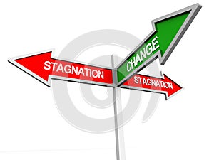 Change or stagnate