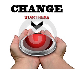 Change - Start Here Button