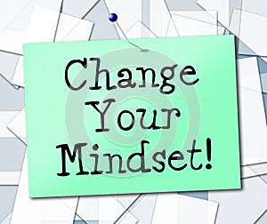 Change Your Mindset Means Think About It And Thinking