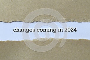 Changes coming in 2024 on white paper