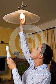 Changes in energy-saving light bulb lamp