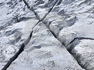 Changes, sharpness, formations, crevices, corrugated and sharp structures in stones