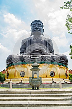 Hugh Buddha statue in Eight Trigram Mountains Buddha Landscape photo