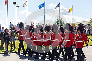 Changing of the Guard Ceremony at Citadelle in Old Quebec