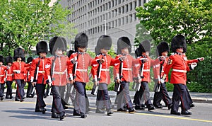 Changing of Guard in Ottawa, Canada