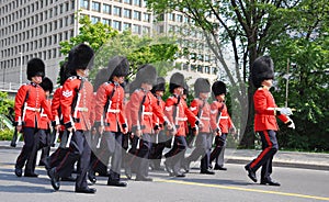Changing of Guard in Ottawa, Canada