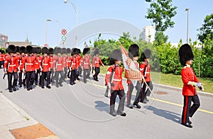Changing of Guard in Ottawa, Canada