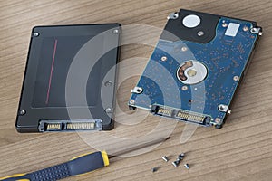 Changing HDD by SSD