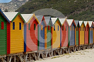 Changing huts at Muizenberg