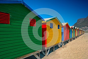 Changing huts at Muizenberg