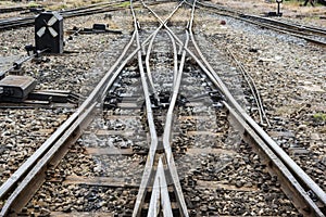 Changing railway tracks