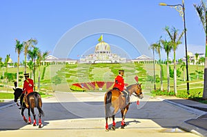 Changing of royal guard at national palace