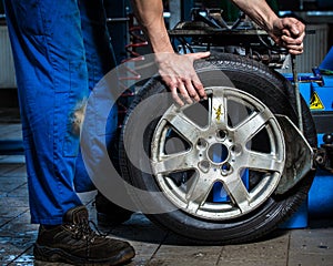 Changing tires