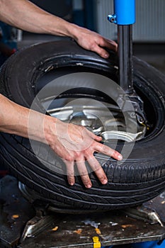 Changing tires