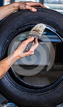 Changing tires